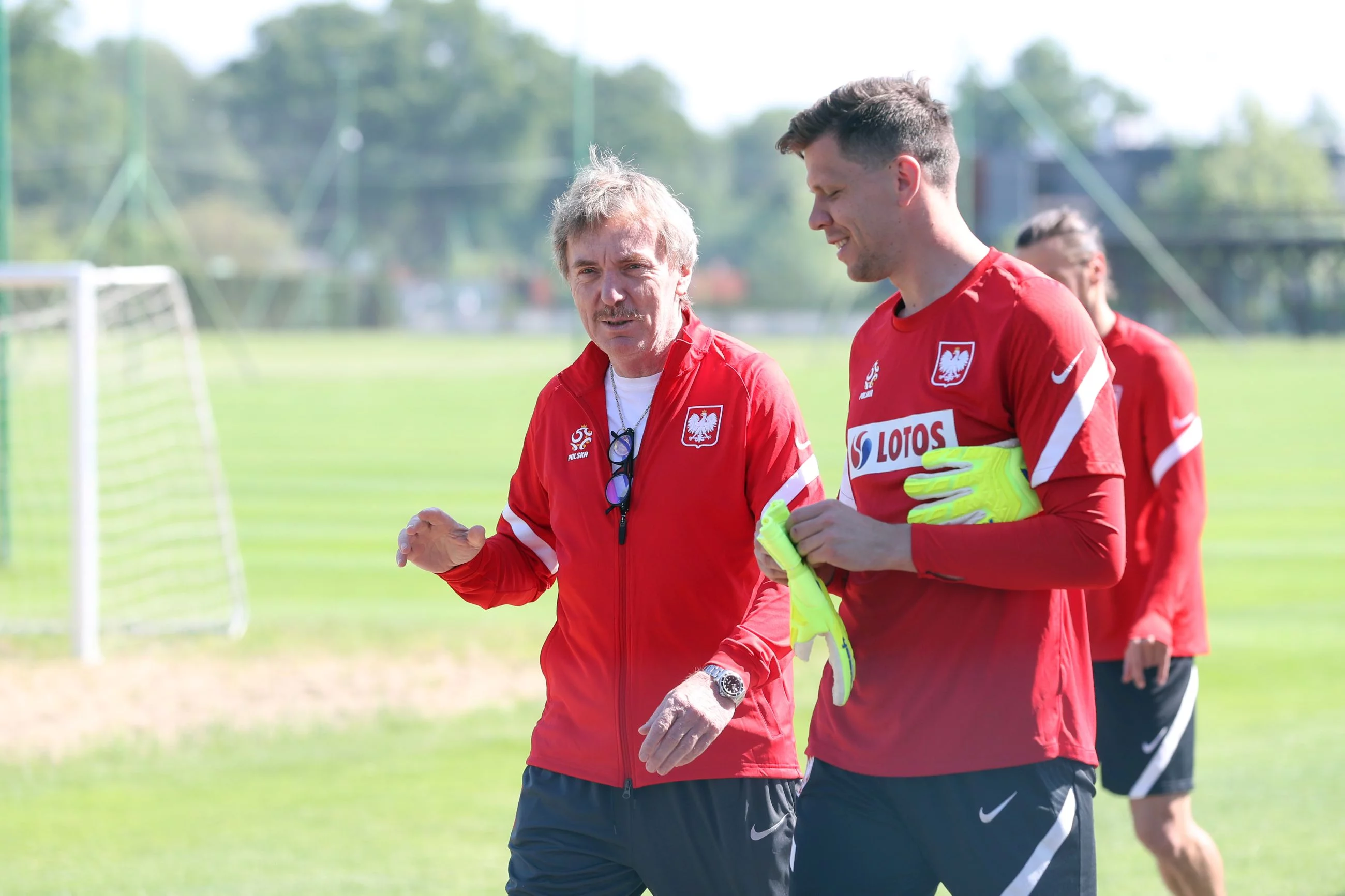 Zbigniew Boniek i Wojciech Szczęsny