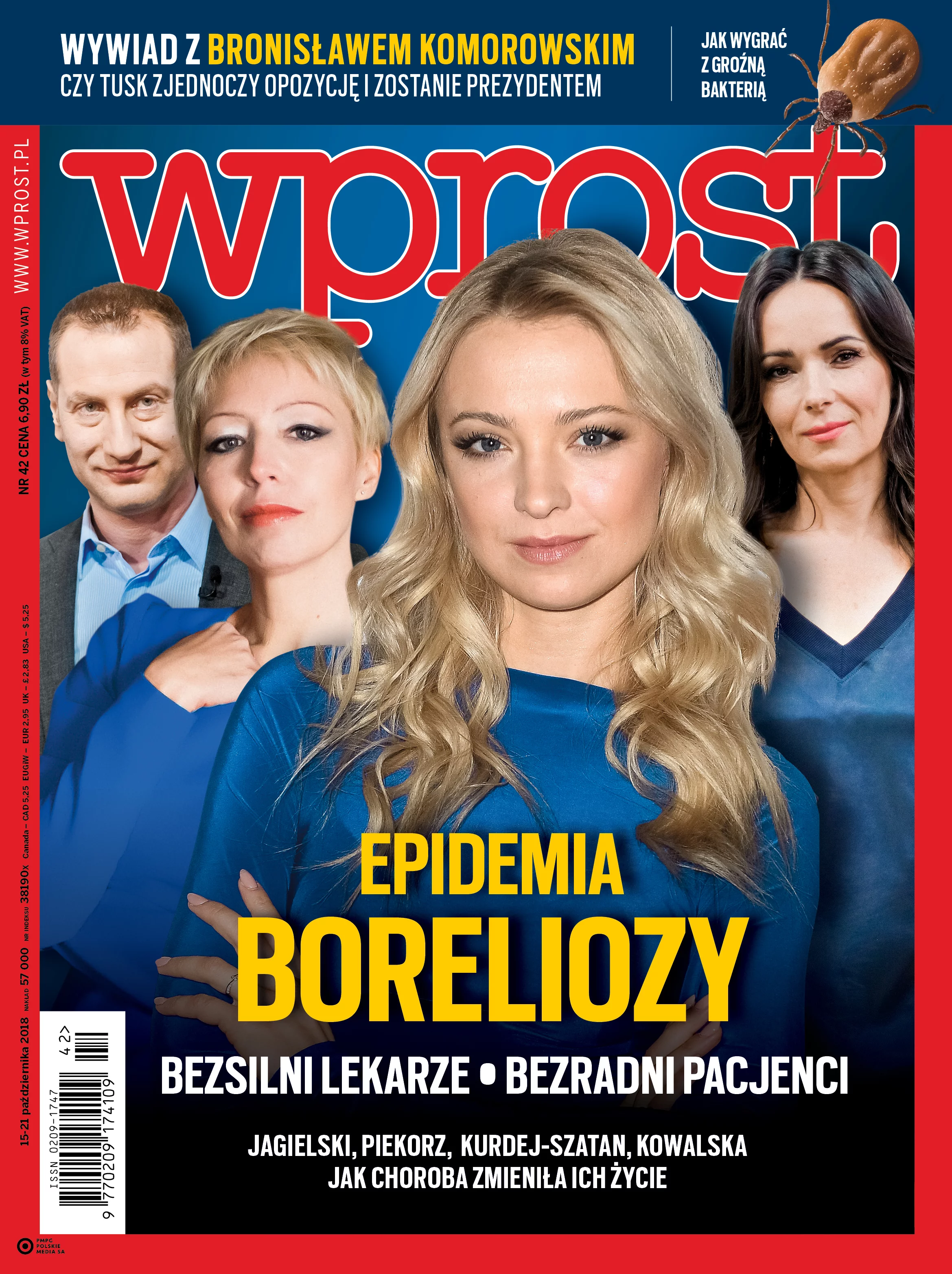 Okładka "Wprost" nr 42/2018