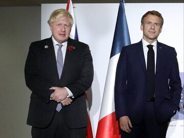 Boris Johnson i Emmanuel Macron