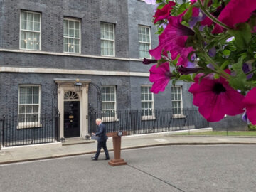 Boris Johnson na Downing Street, 7 lipca