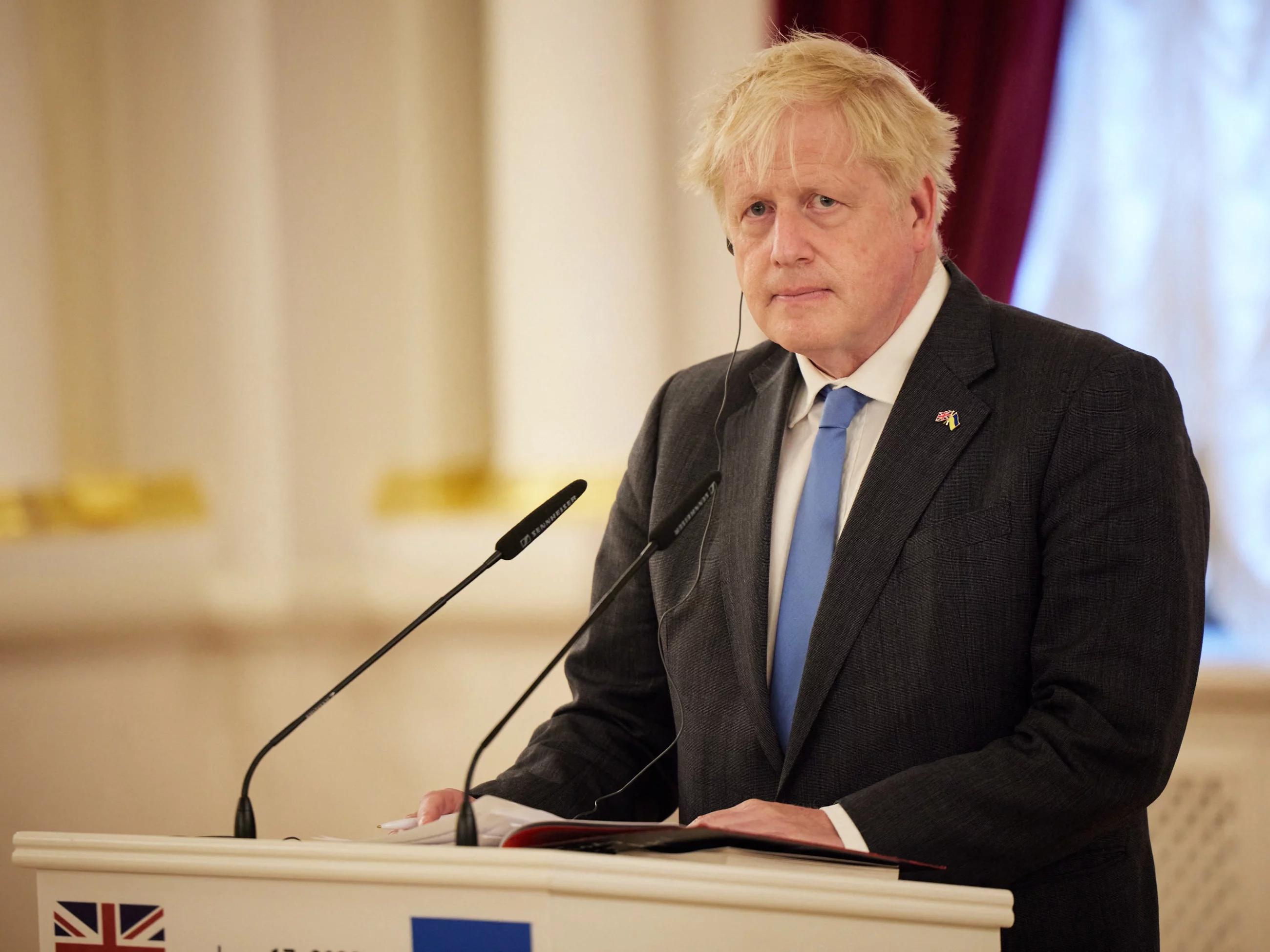 Premier Wielkiej Brytanii Boris Johnson.