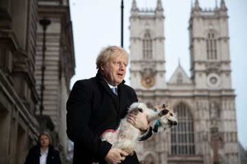 Boris Johnson z psem