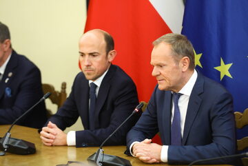 Borys Budka i Donald Tusk