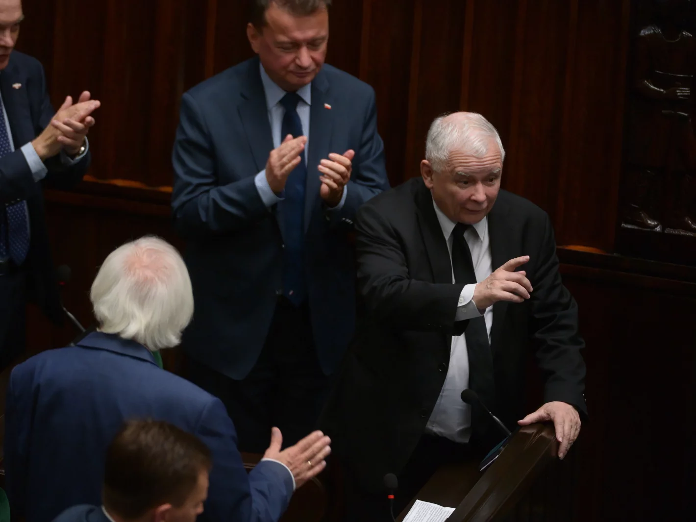 Jarosław Kaczyński, Mariusz Błaszczak i Ryszard Terlecki