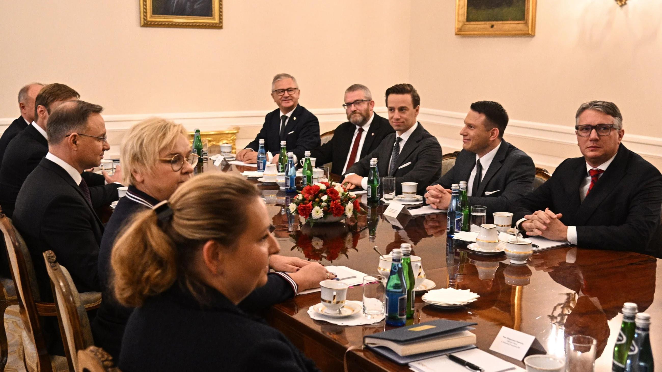 Delegacja Konfederacji w Pałacu Prezydenckim