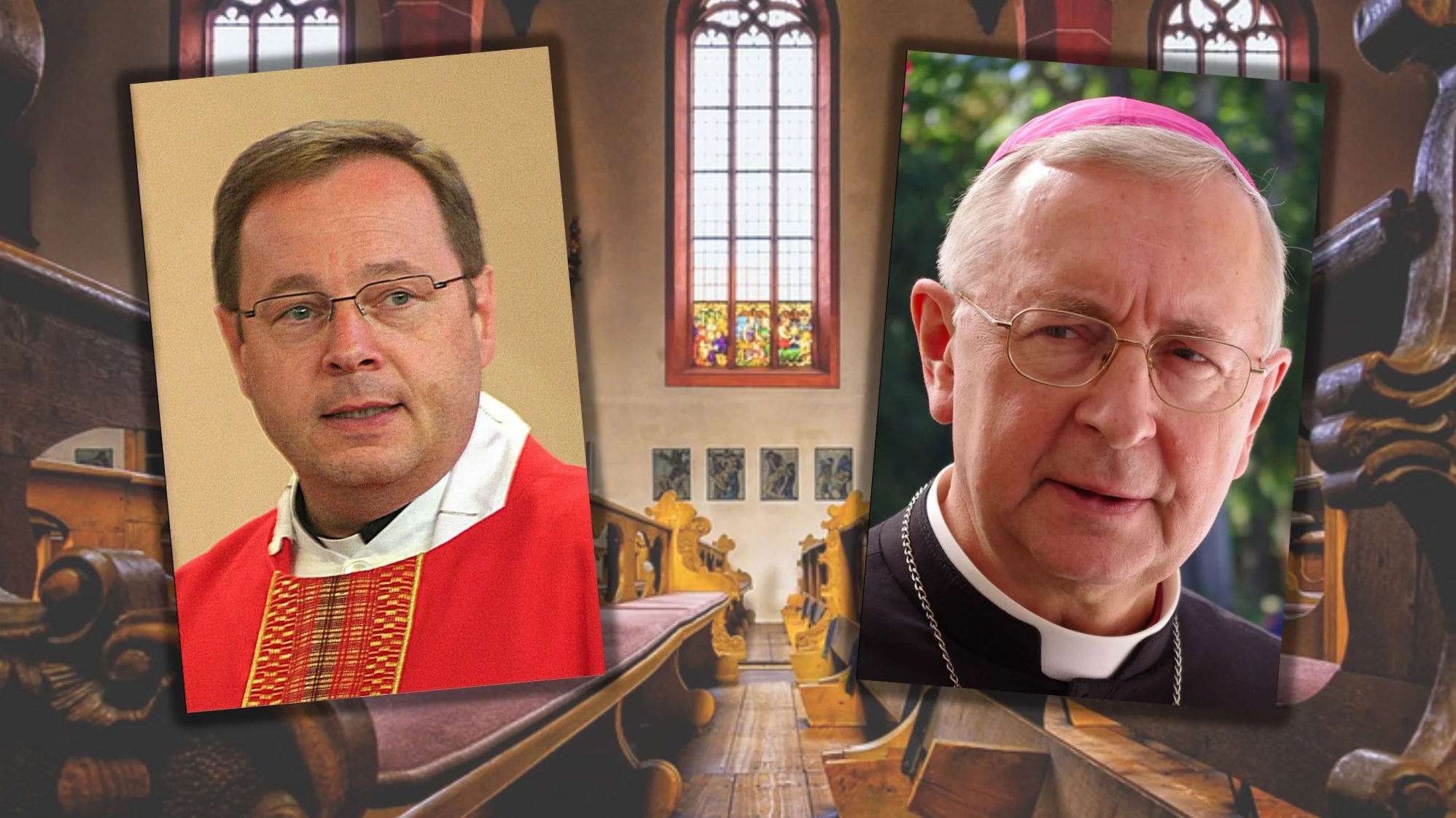 Bp Georg Bätzing i abp Stanisław Gądecki / zdjęcia ilustracyjne /