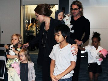 Brad Pitt, Angelina Jolie i ich dzieci