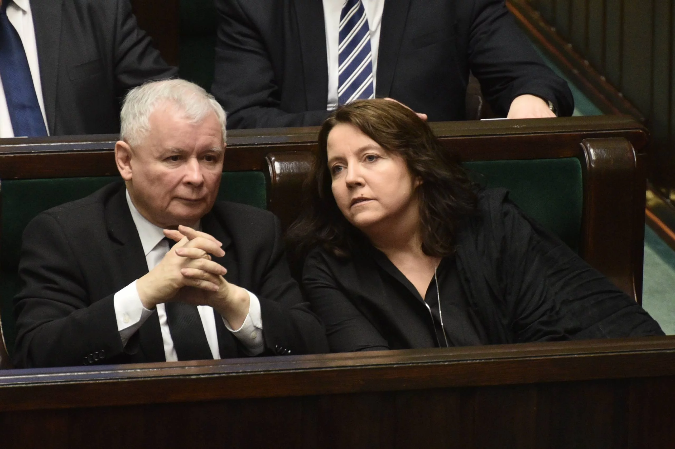 Jarosław Kaczyński i Joanna Lichocka