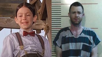 Brandon “Bug” Hall jako Alfalfa w filmie „Klub urwisów” i po zatrzymaniu