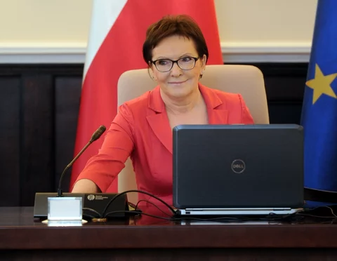 Ewa Kopacz (fot. DAMIAN BURZYKOWSKI / Newspix.pl )