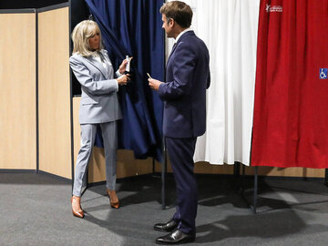 Brigitte i Emmanuel Macron