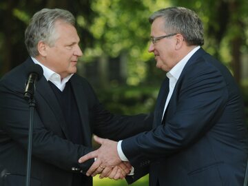 Bronisław Komorowski i Aleksander Kwaśniewski