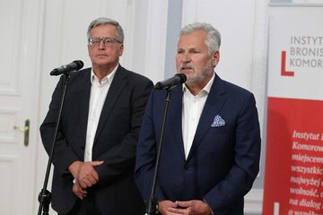 Bronisław Komorowski i Aleksander Kwaśniewski
