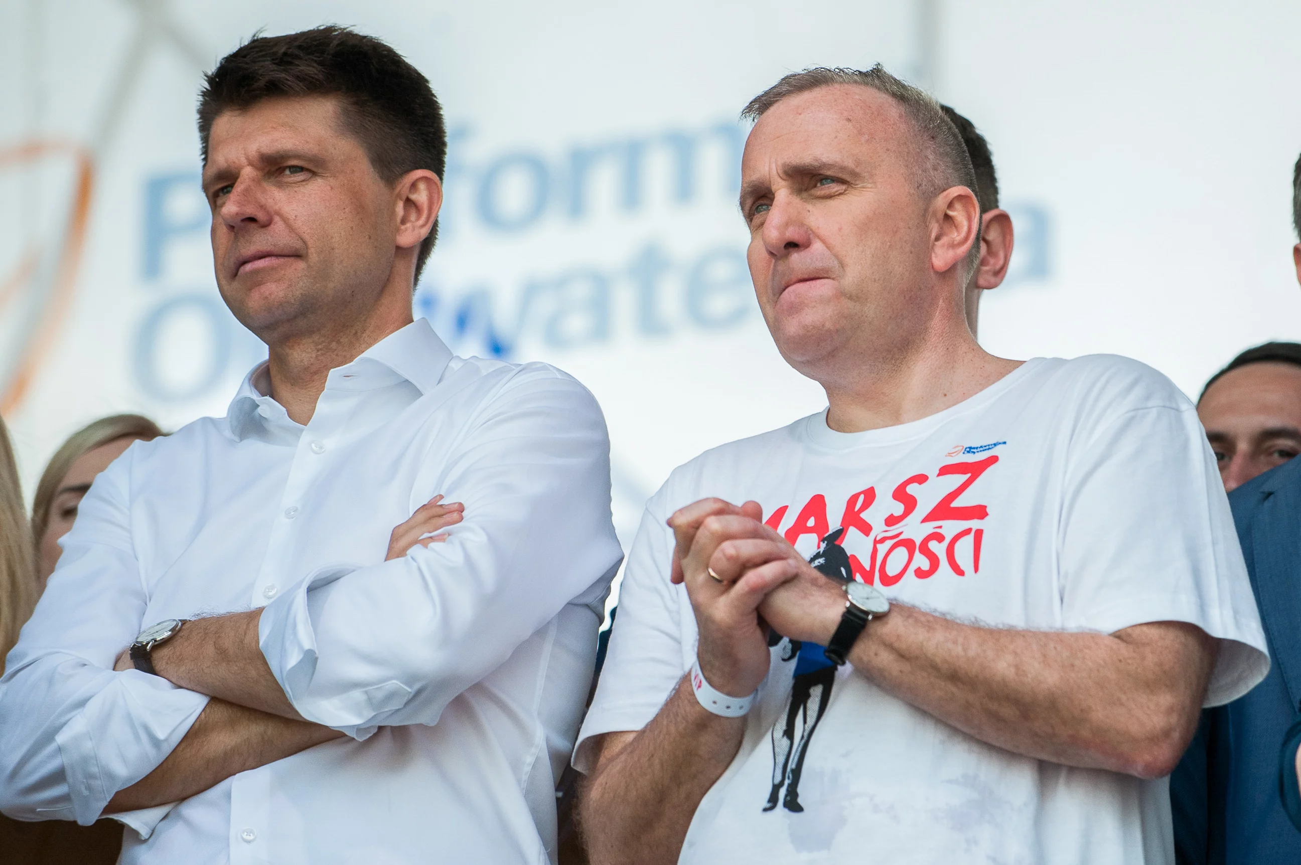 Ryszard Petru i Grzegorz Schetyna