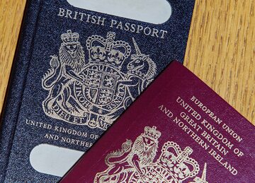 Brytyjskie paszporty