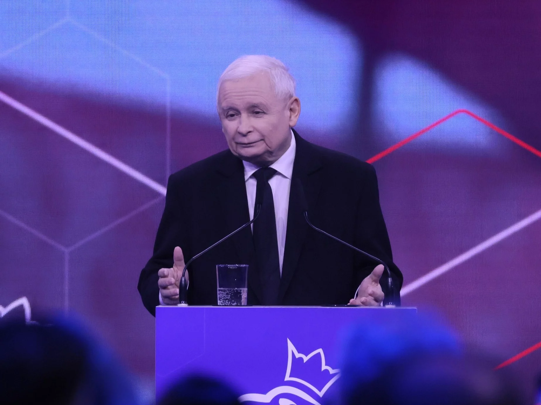 Jarosław Kaczyński na konwencji programowej PiS