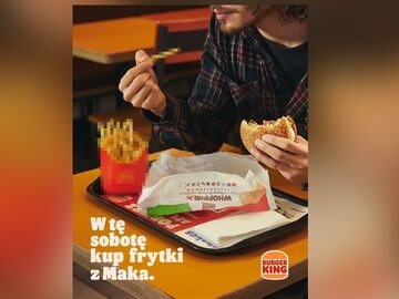 Burger King zaprasza na frytki do Maka