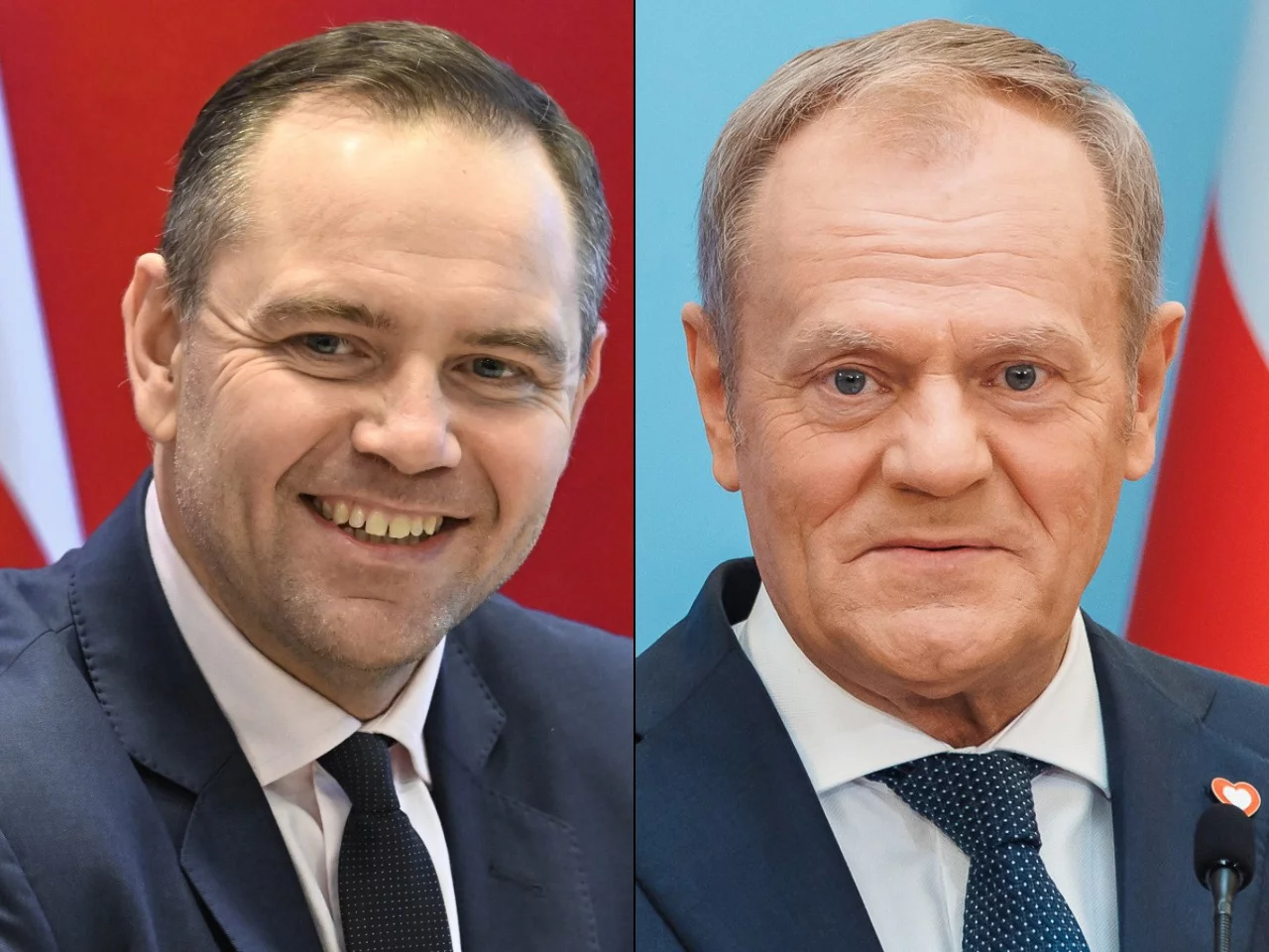 Karol Nawrocki i Donald Tusk