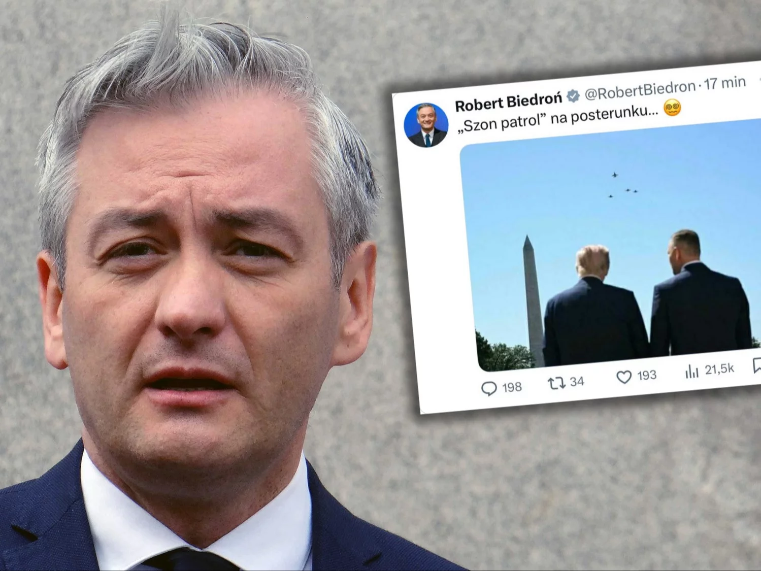 Wpis Roberta Biedronia zniknął z sieci