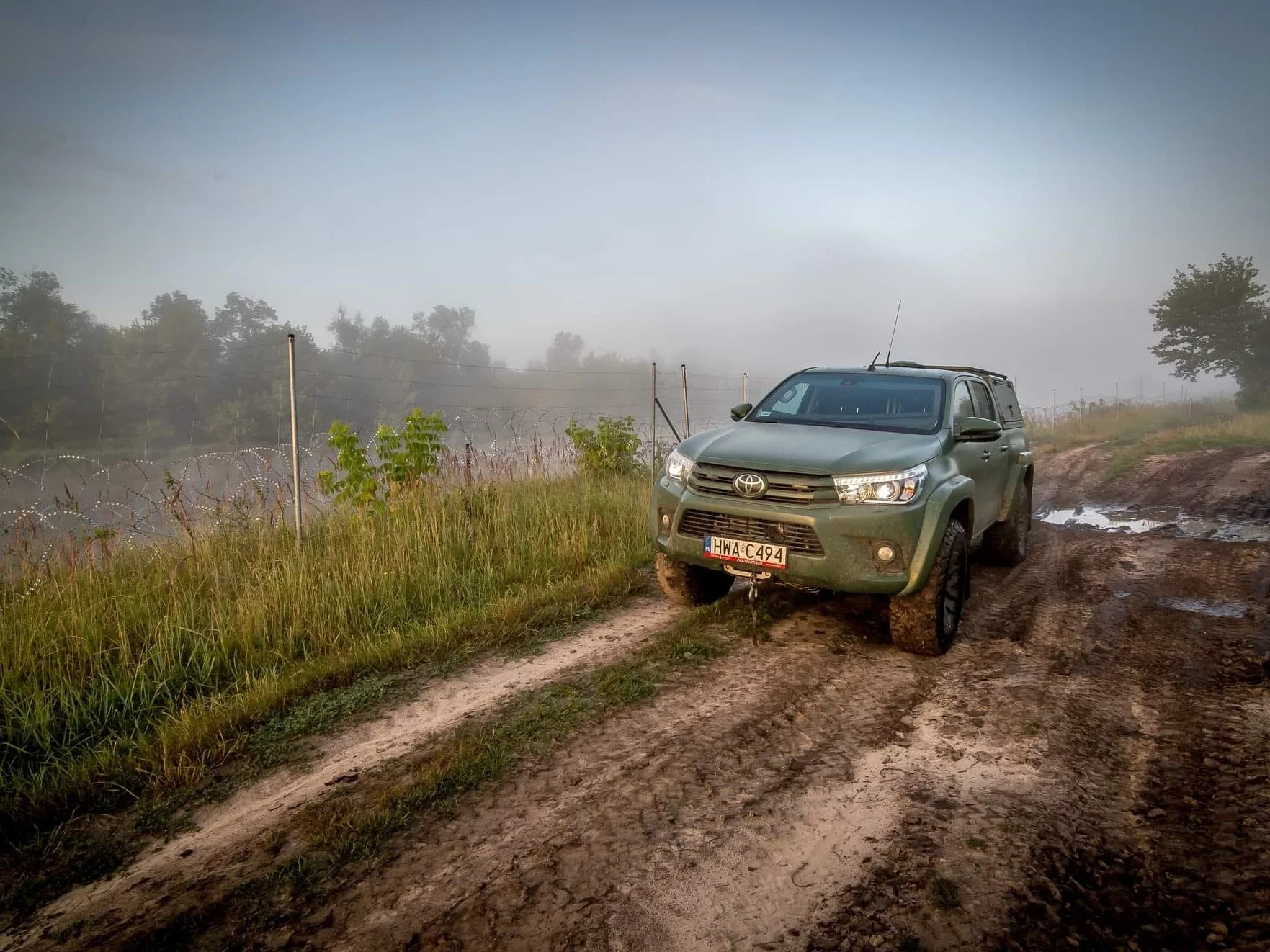 Patrol przy granicy polsko-białoruskiej