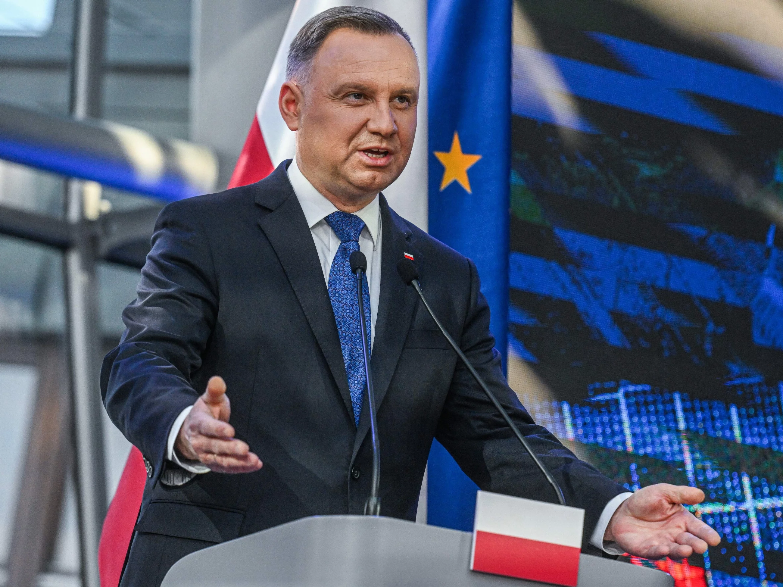 Prezydent Polski Andrzej Duda.