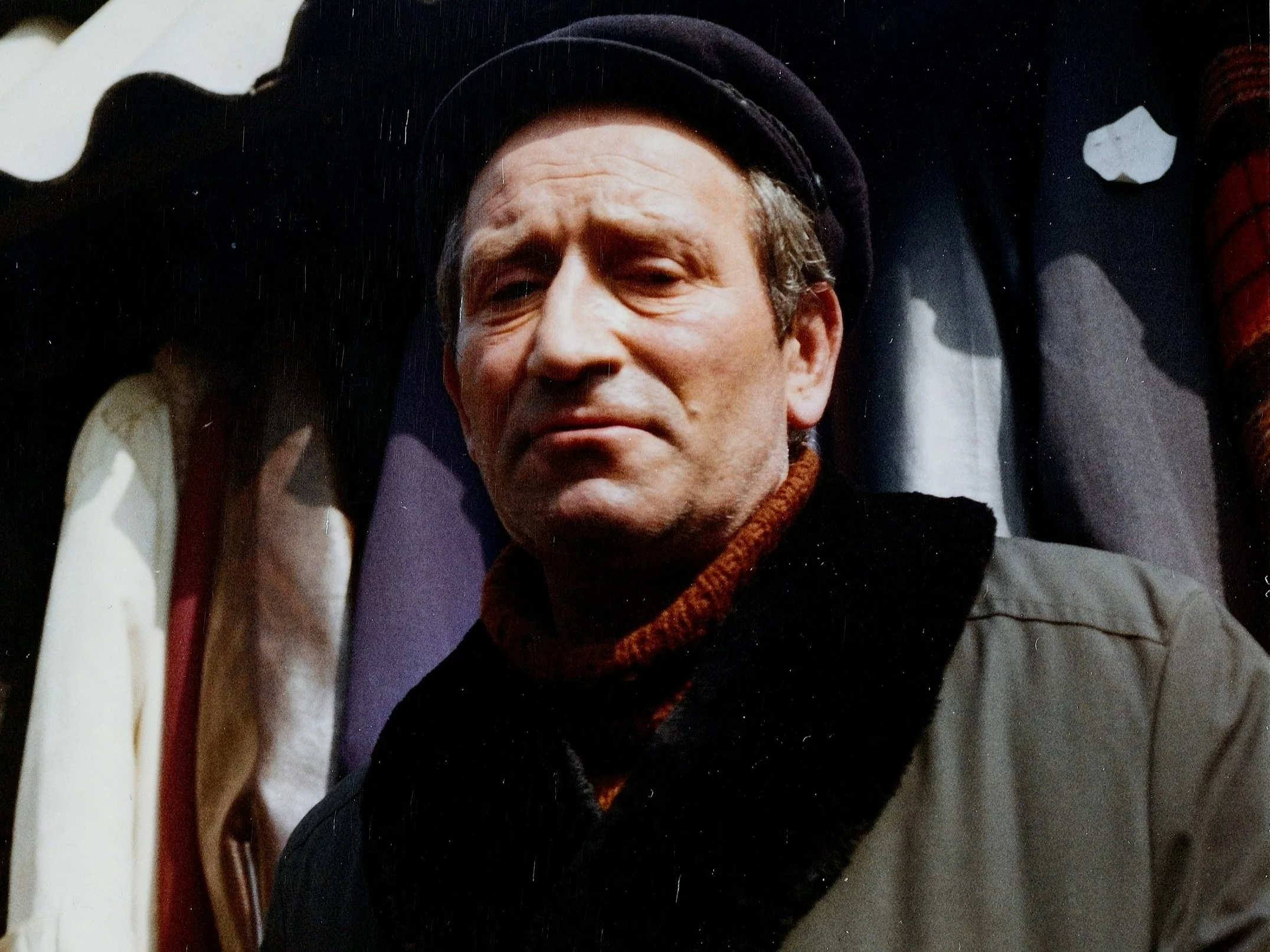 Jan Himilsbach w 1977 roku w filmie „Nie zaznasz spokoju”