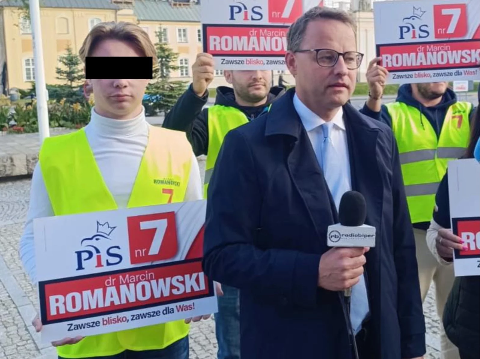 Klaudiusz B. u boku Marcina Romanowskiego