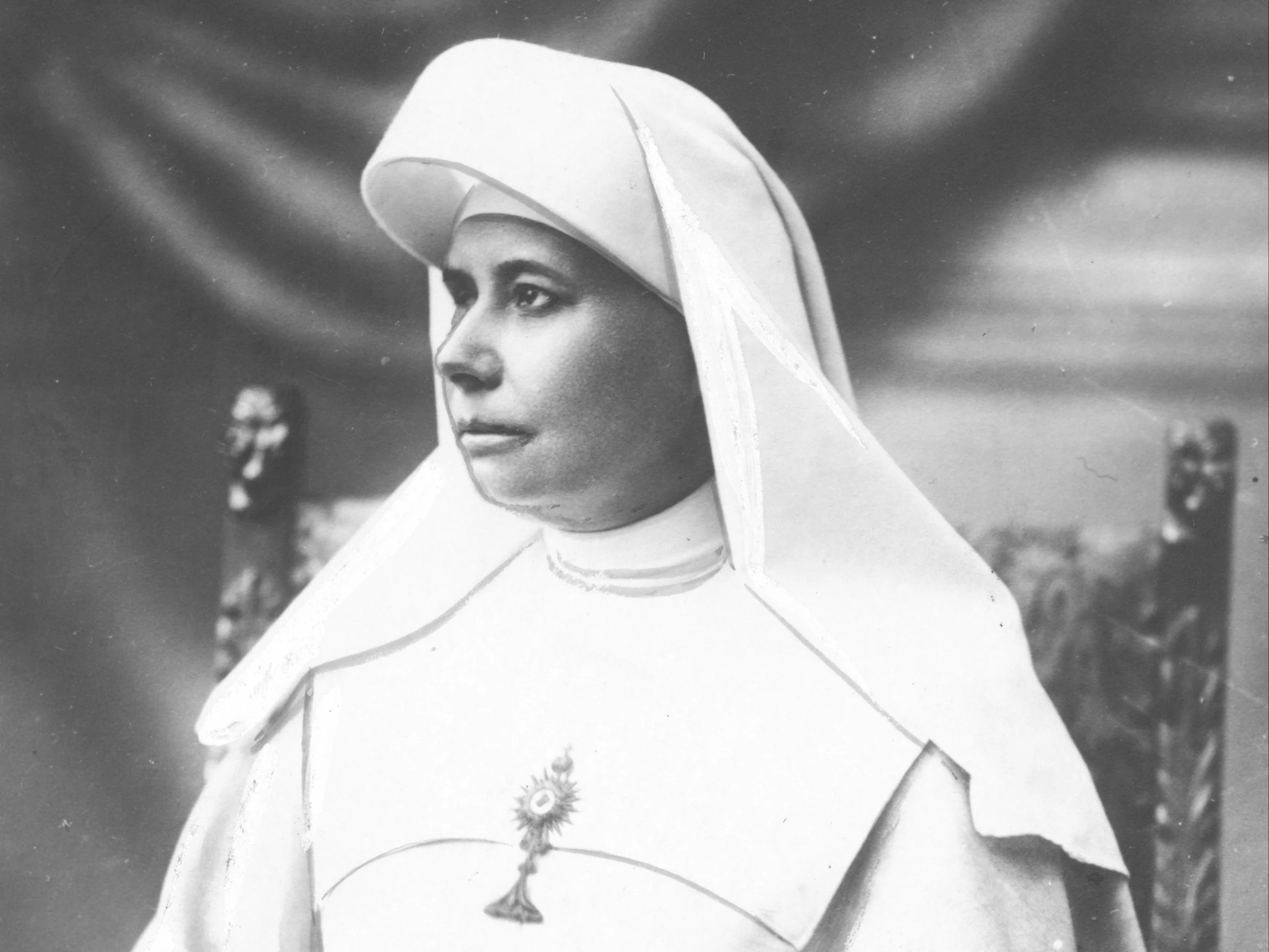 Feliksa Kozłowska – założycielka Katolickiego Zgromadzenia Sióstr Mariawitek Nieustającej Adoracji Ubłagania. Reprodukcja zdjęcia