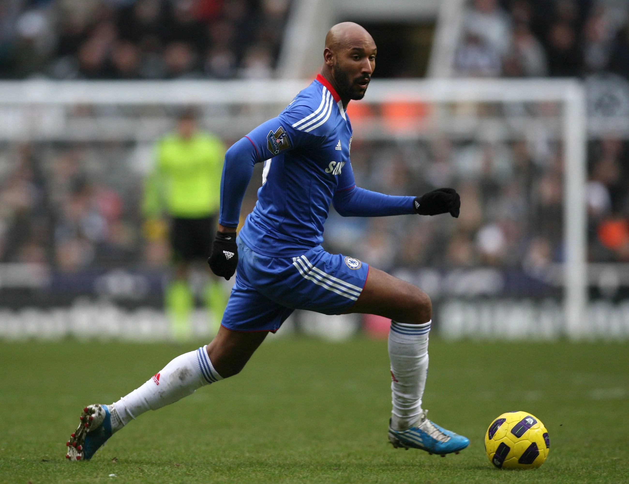 Nicolas Anelka podczas gry dla Chelsea Londyn