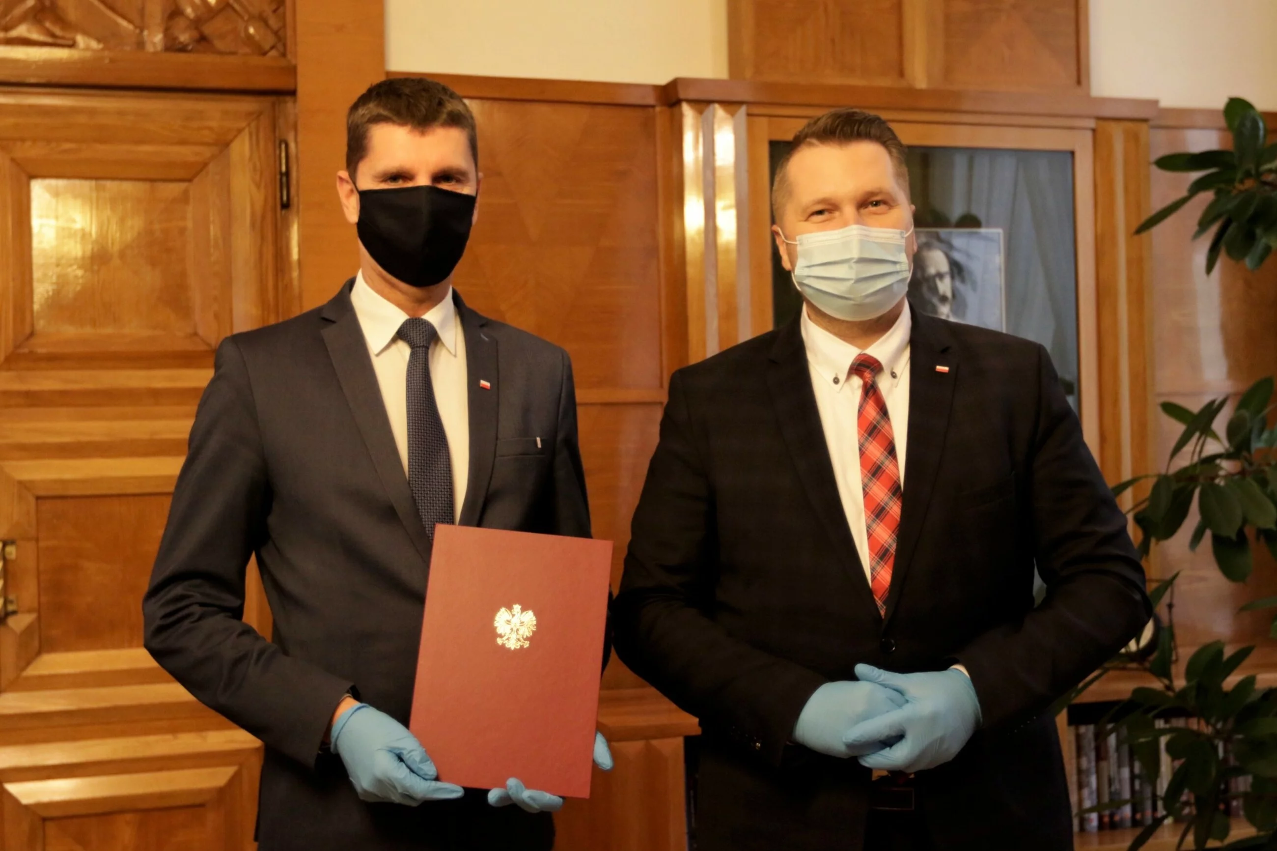 Dariusz Piontkowski i Przemysław Czarnek