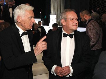 Były premier Jerzy Buzek i były minister gospodarki Jerzy Steinhoff