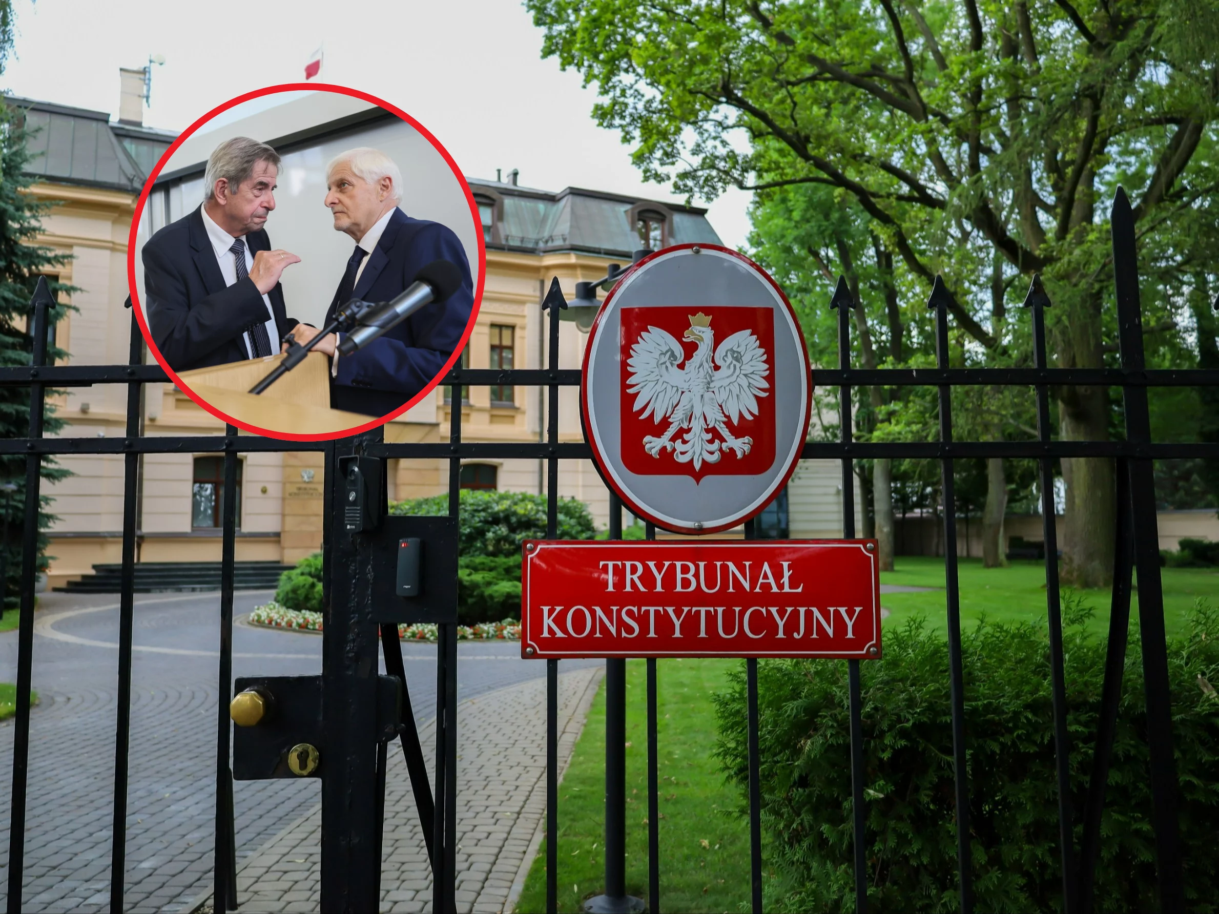 Były prezes TK Andrzej Zoll i szef KRS Dariusz Zawistowski