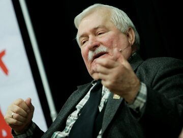 Były prezydent Polski Lech Wałęsa.