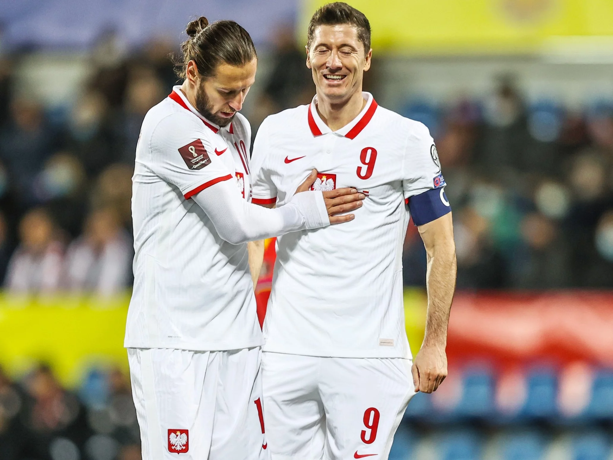 Grzegorz Krychowiak i Robert Lewandowski