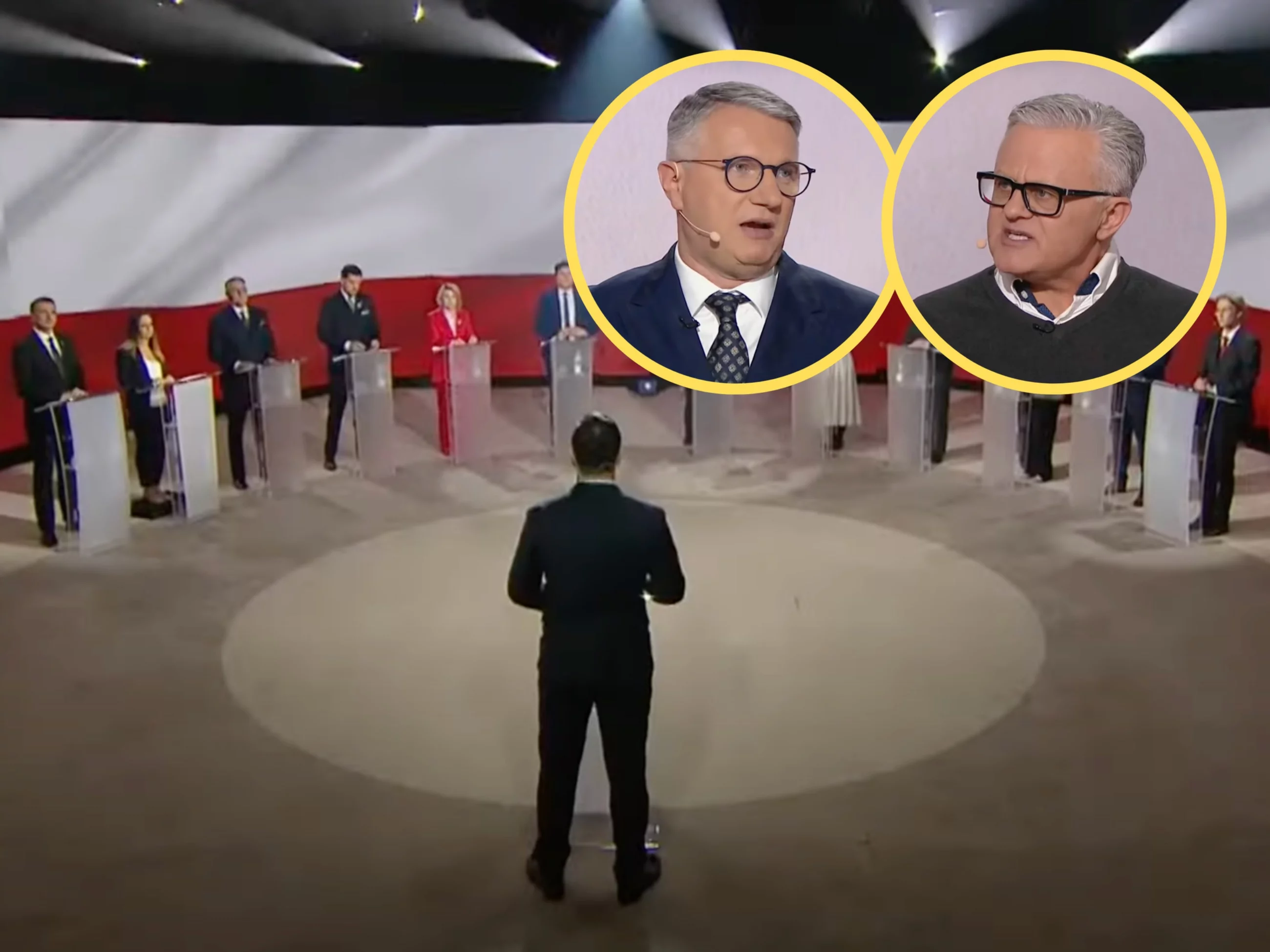 Debata sztabów w Polsat News, Przemysław Wipler i Wojciech Hadaj
