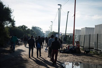 Calais, ewakuacja