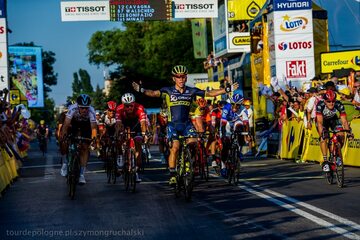 Caleb Ewan zwycięzcą najdłuższego etapu Tour de Pologne