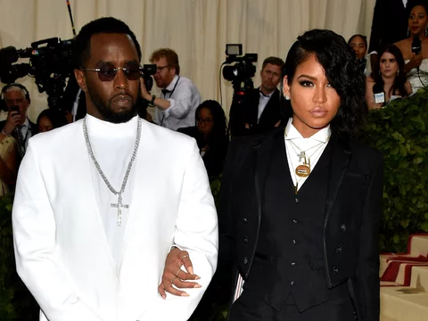 Sean Combs i Cassie na Met Gali w 2018 roku