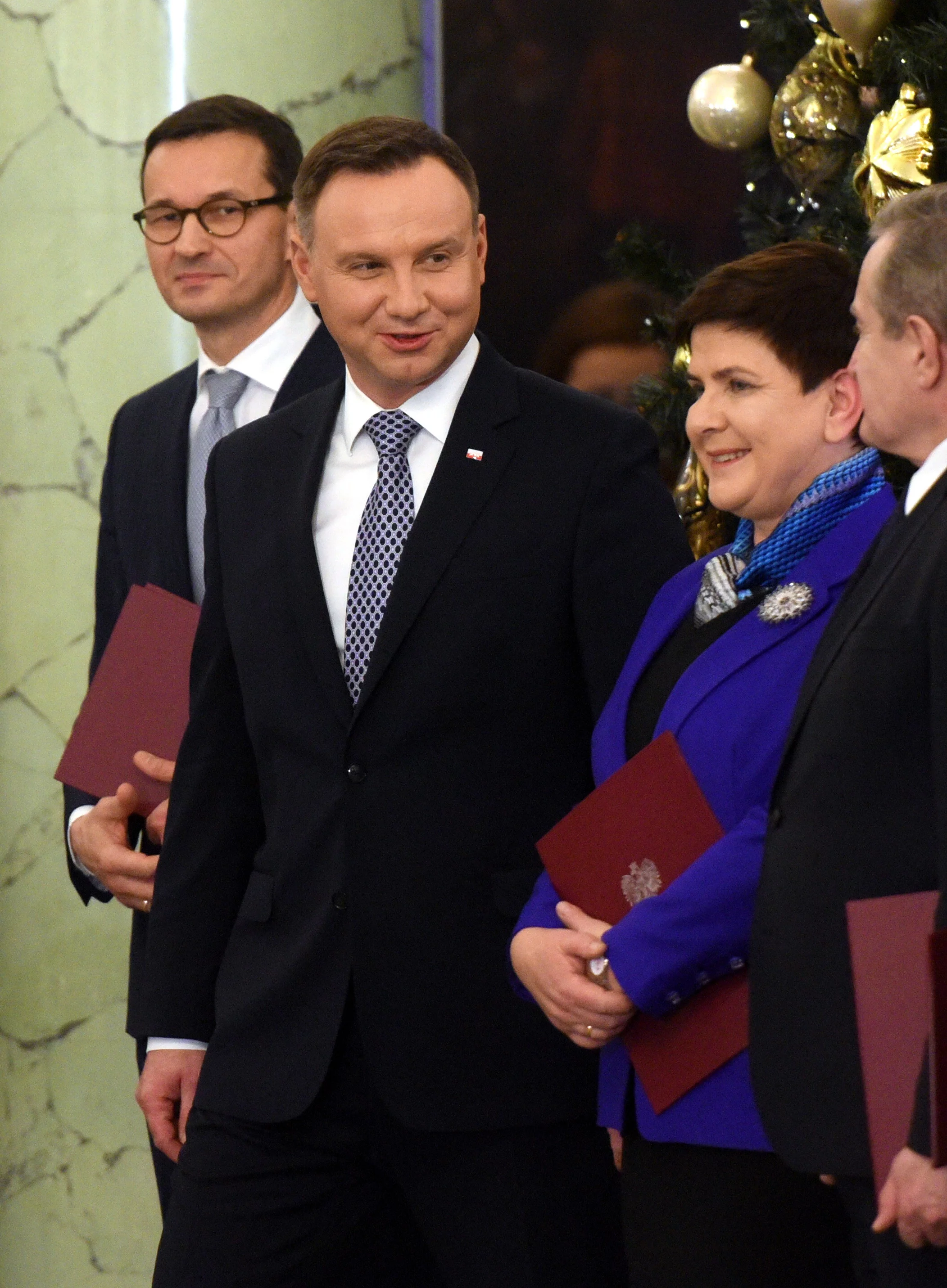 Andrzej Duda, Beata Szydło, Mateusz Morawiecki