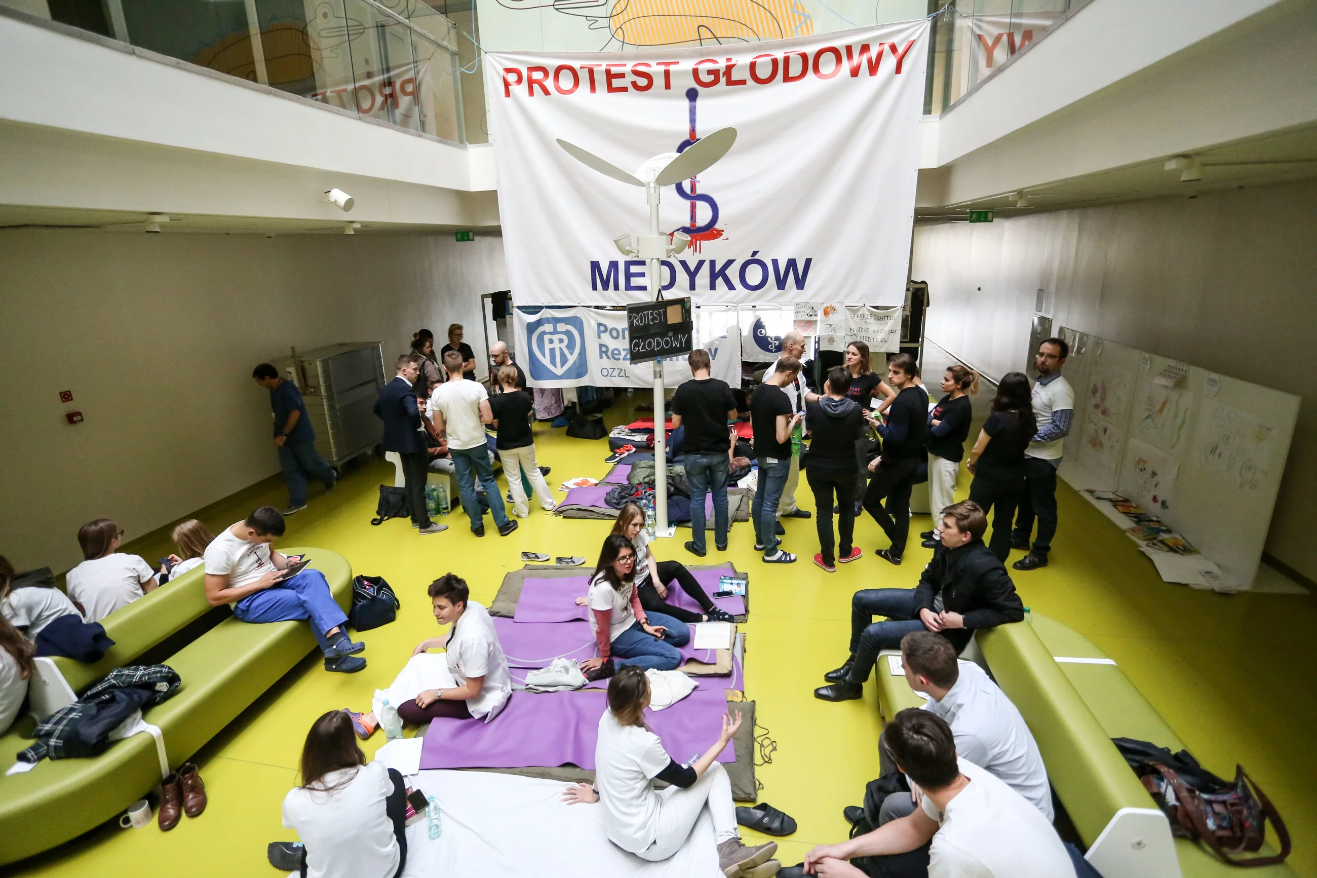 Protest głodowy lekarzy rezydentów