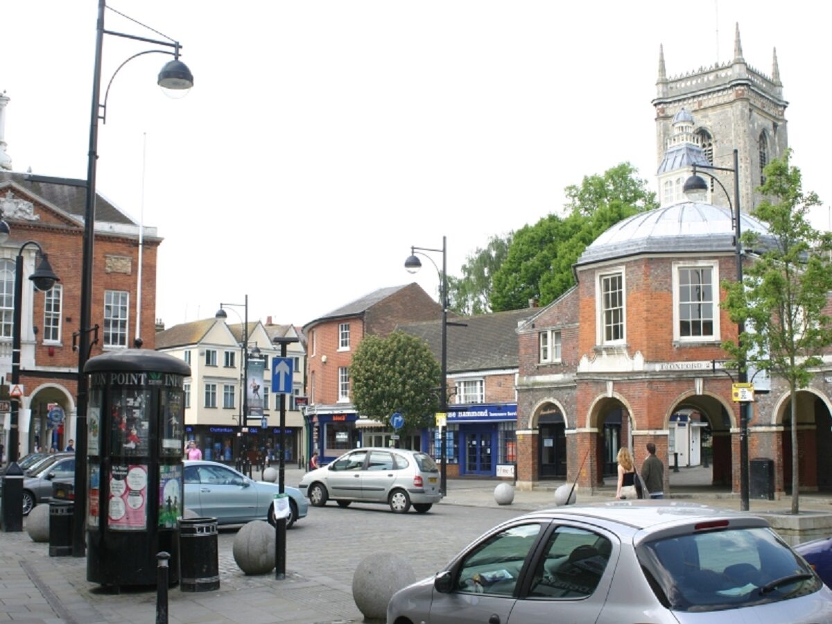 Centrum miasta High Wycombe