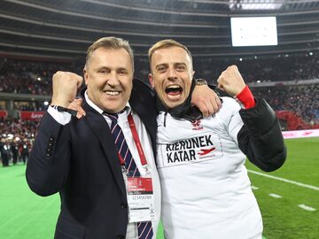 Cezary Kulesza i Kamil Grosicki