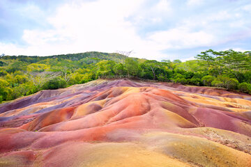 Chamarel na wyspie Mauritius