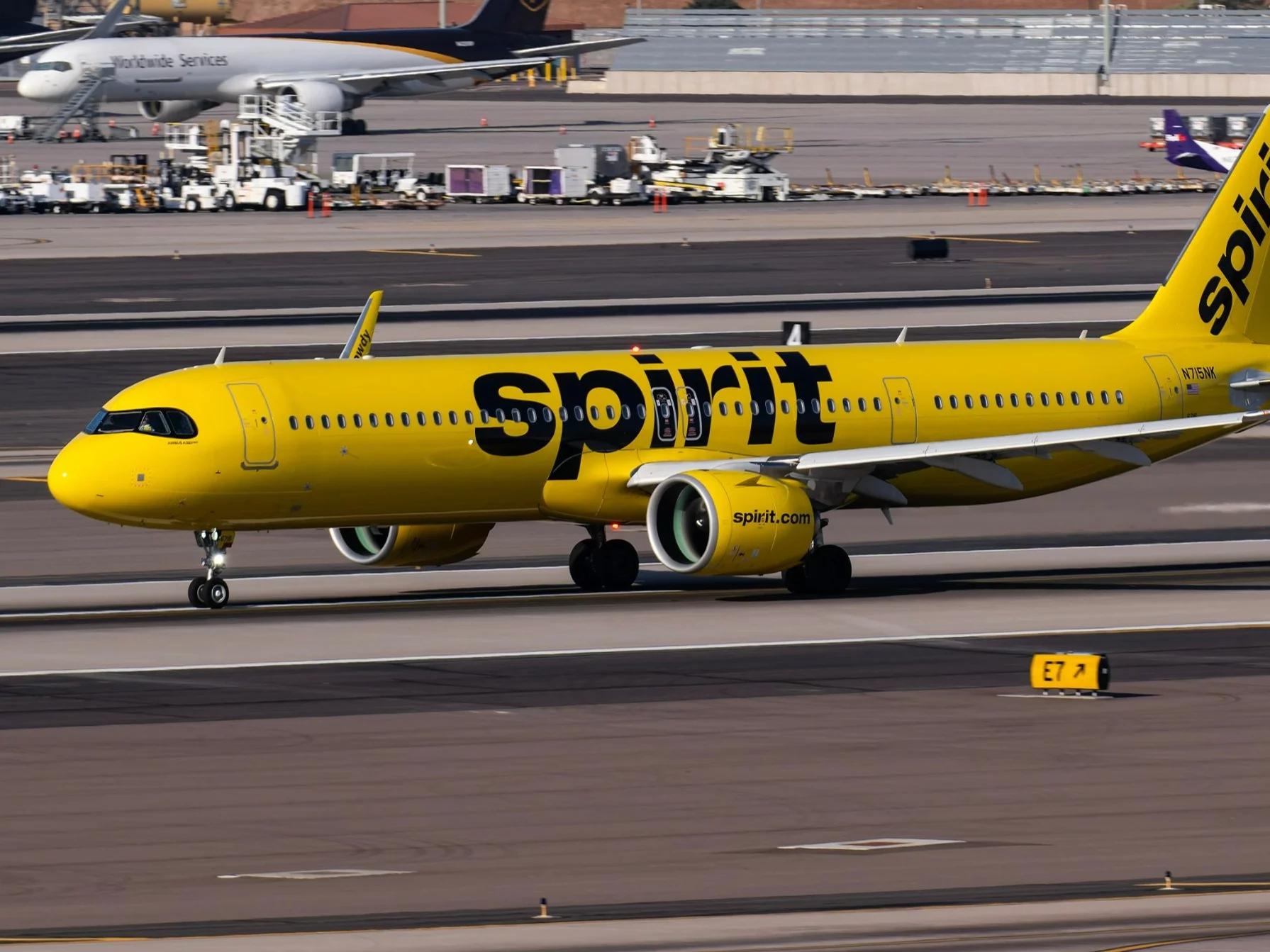 Spirit Airlines,, zdjęcie ilustracyjne