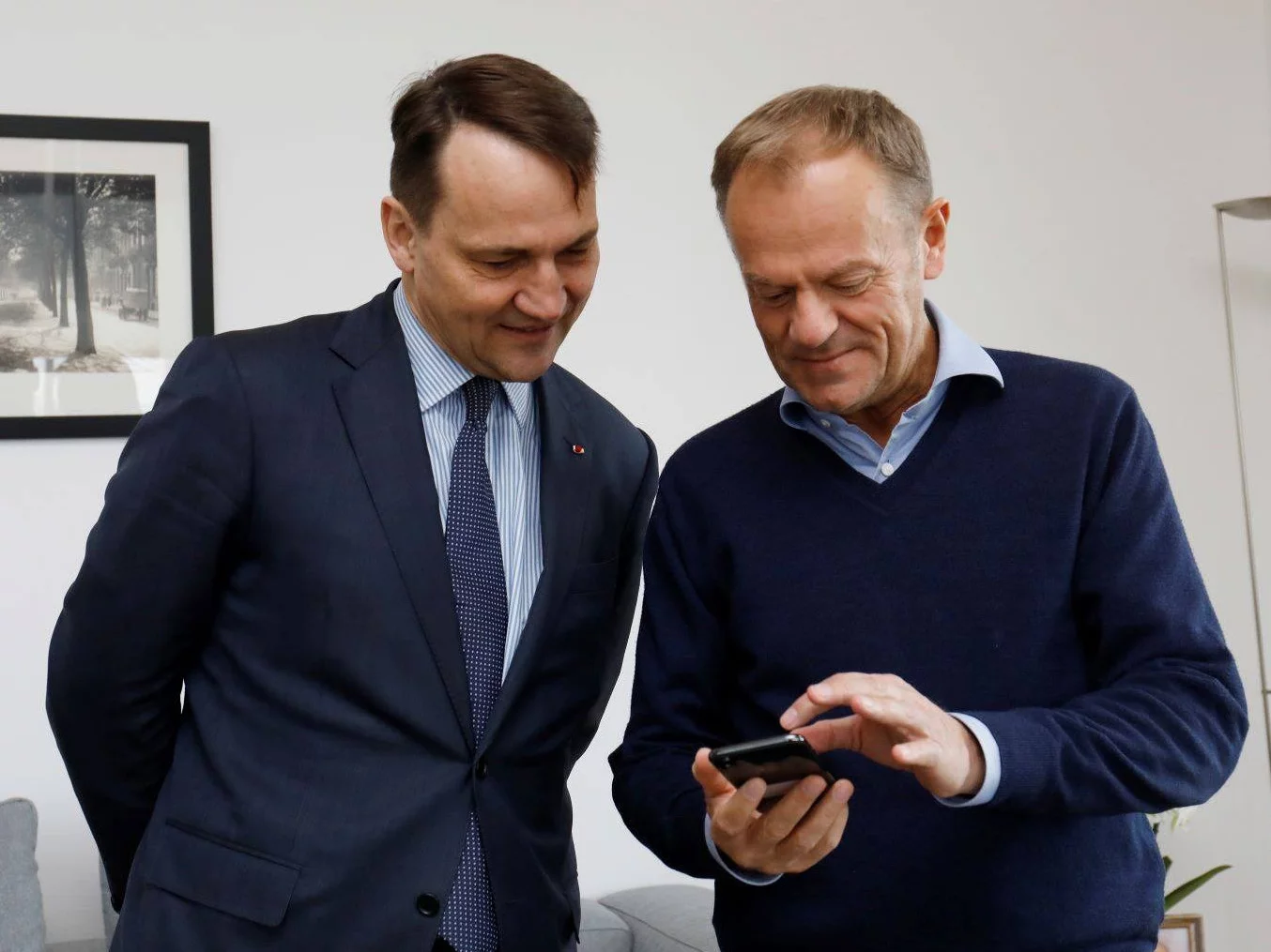 Radosław SIkorski i Donald Tusk