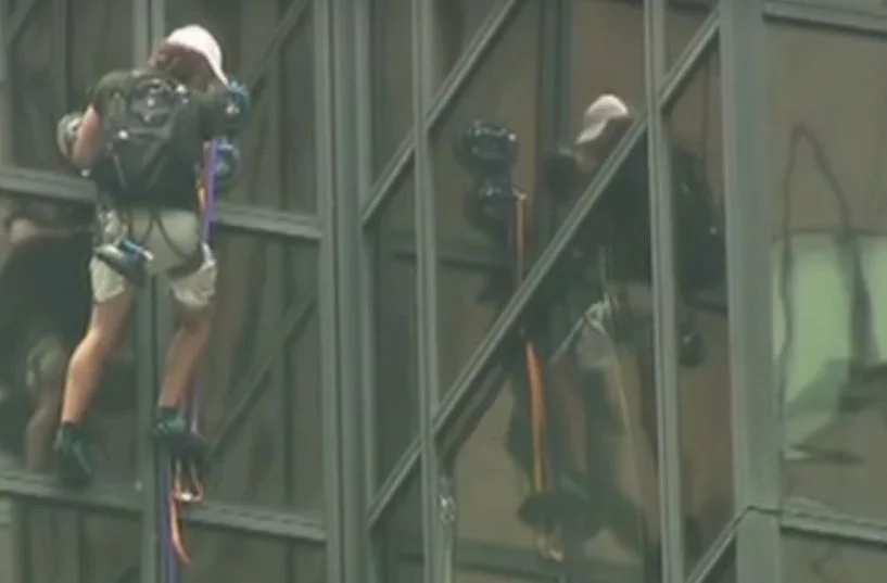 Mężczyzna, który próbował wdrapać się na Trump Tower