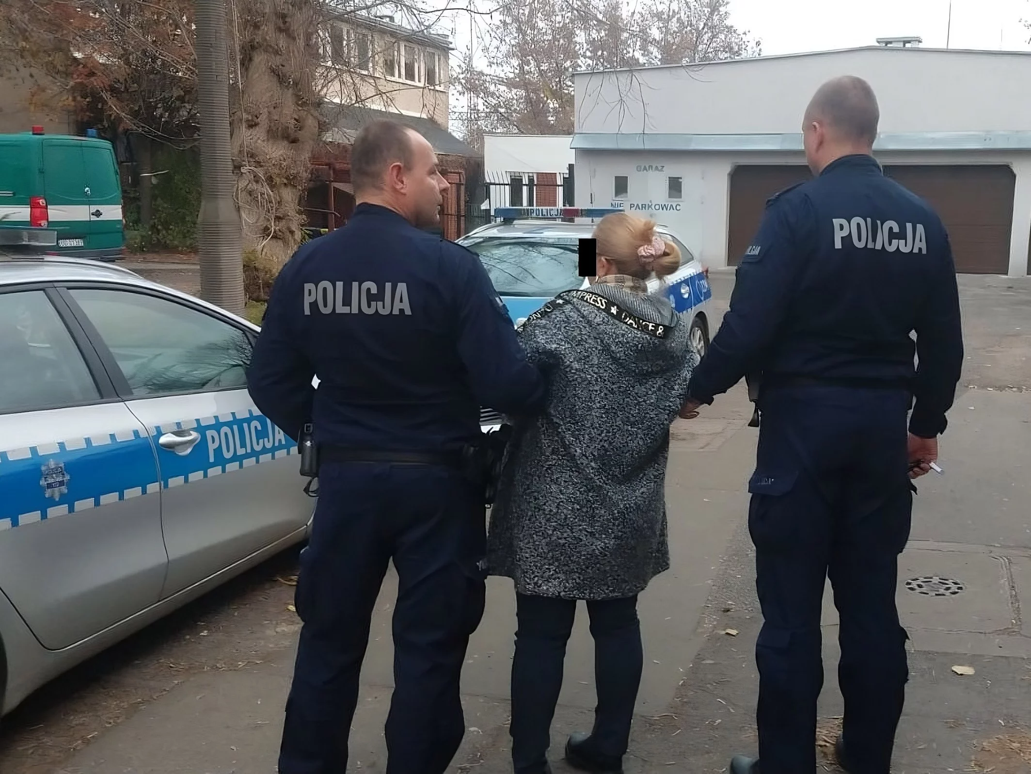 Zatrzymana kobieta
