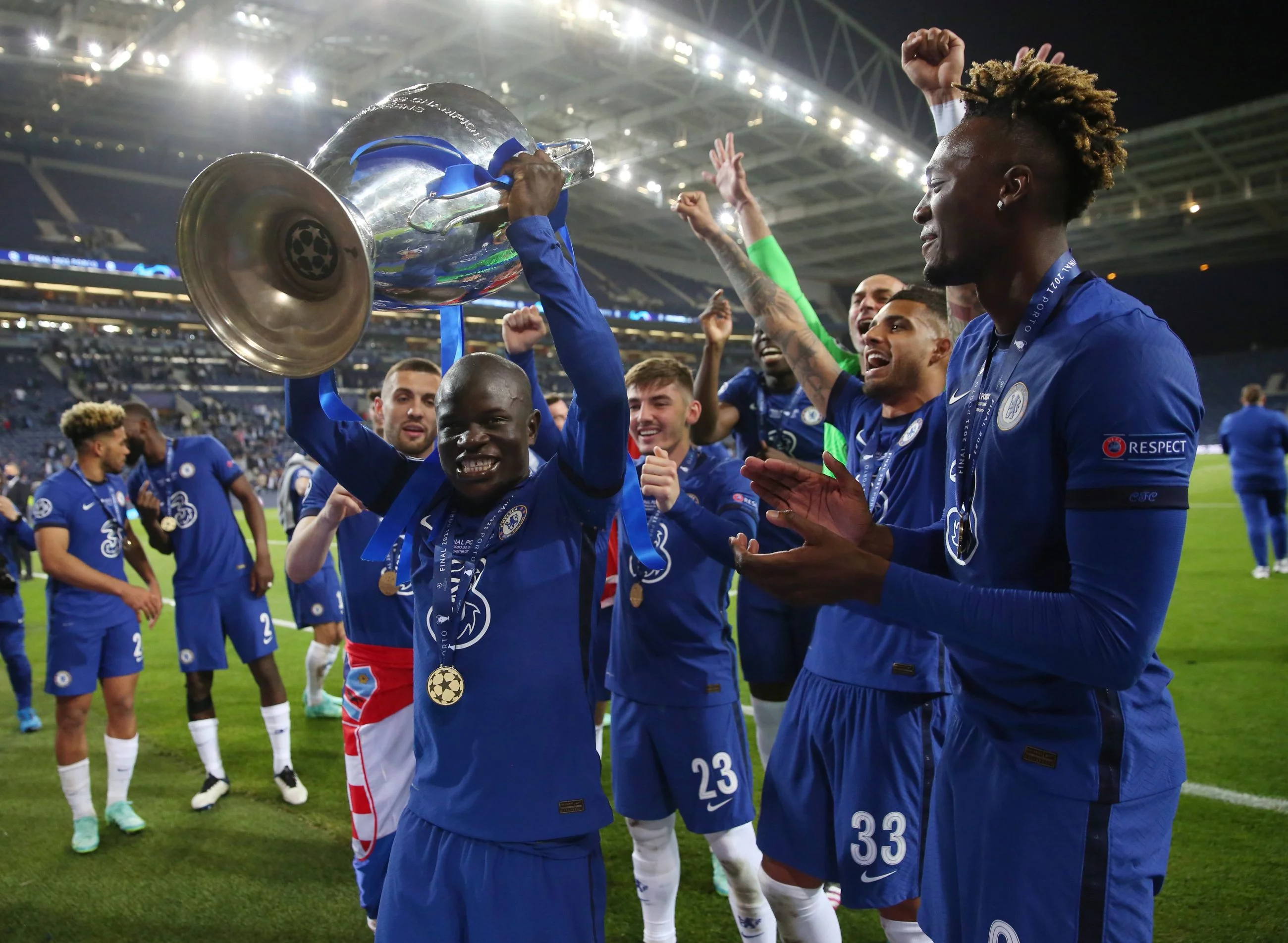 Piłkarze Chelsea po wygraniu Ligi Mistrzów