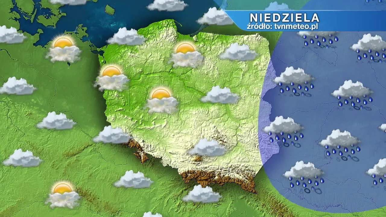 Prognoza pogody na niedzielę