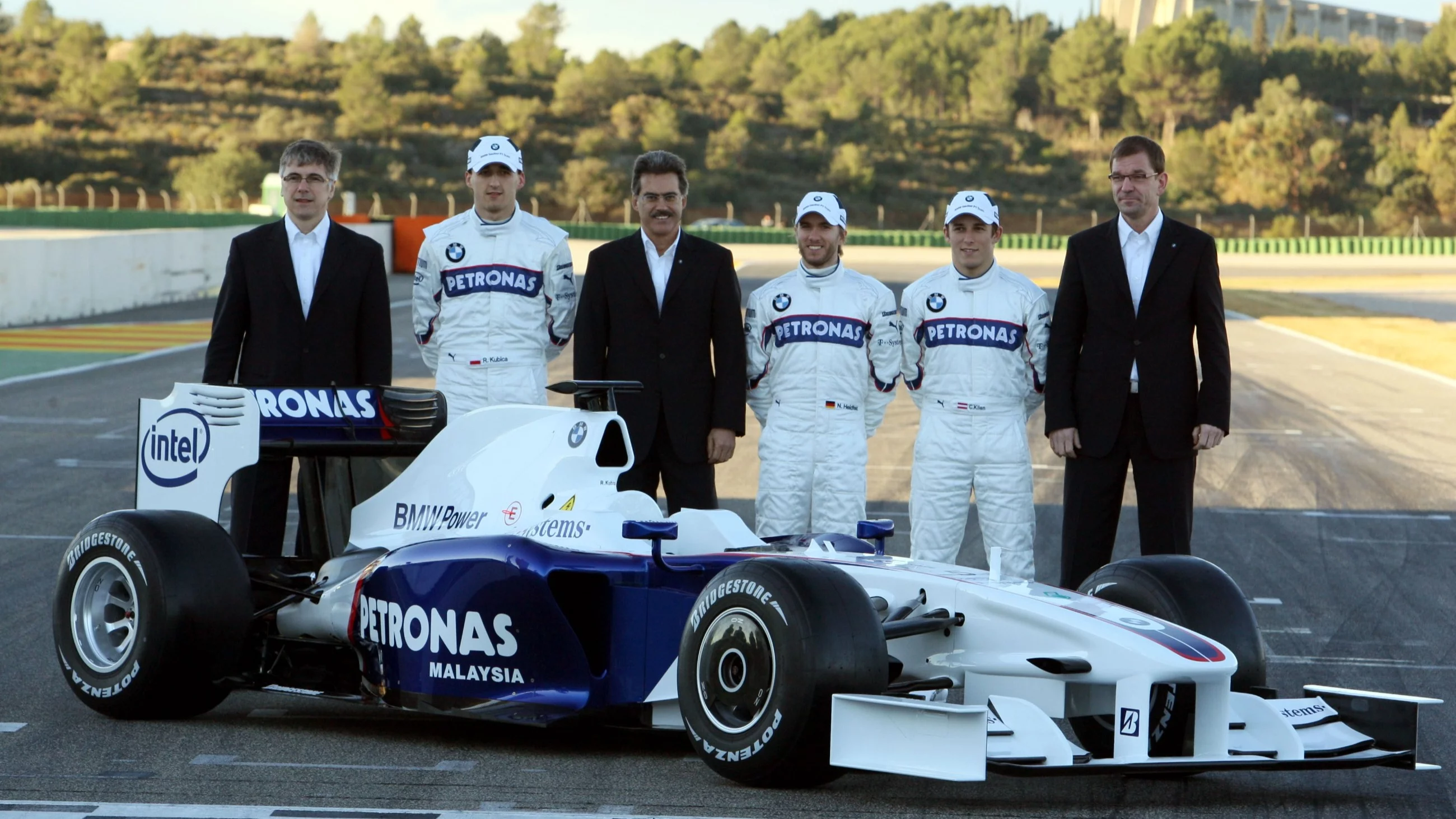 Robert Kubica, Nick Heidfeld i Christian Klien